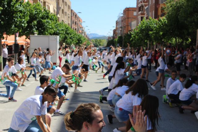 Escolares de Cehegín celebran con un ´flashmob´ el Día Mundial del Medio Ambiente 2017