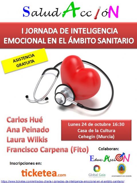 Cehegín acogerá la I Jornada de inteligencia emocional en el ámbito sanitario