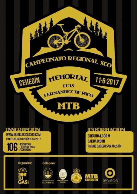 Presentado el campeonato regional de Mountain Bike en la modalidad de XCO 'Memorial Luis Fernández de Paco'