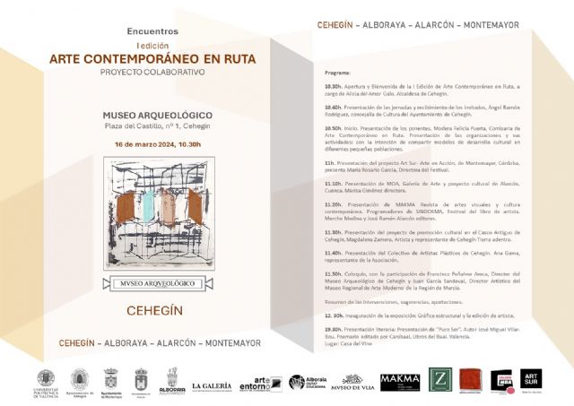 Cehegín acogerá el proyecto colaborativo 'Arte Contemporáneo en ruta'