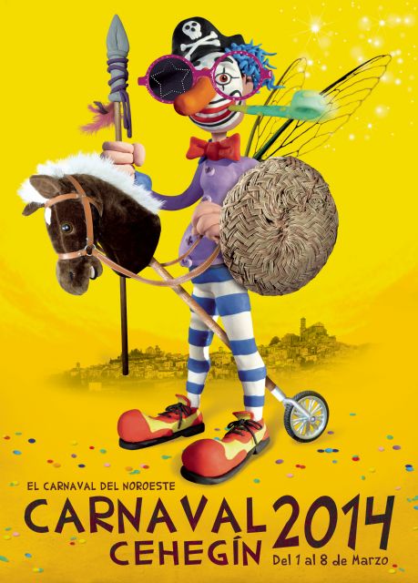 El artista gráfico Cristóbal Aguiló gana el concurso de carteles del Carnaval de Cehegín 2014