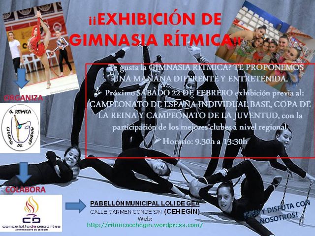 El Club de Gimnasia Rítmica organiza un entrenamiento a nivel regional previo al Campeonato de España