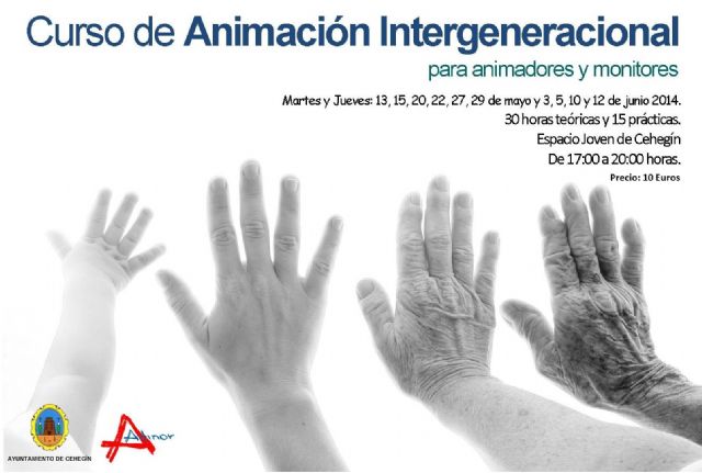 Juventud organiza un Curso de Animación Intergeneracional dirigido a los jóvenes de Cehegín