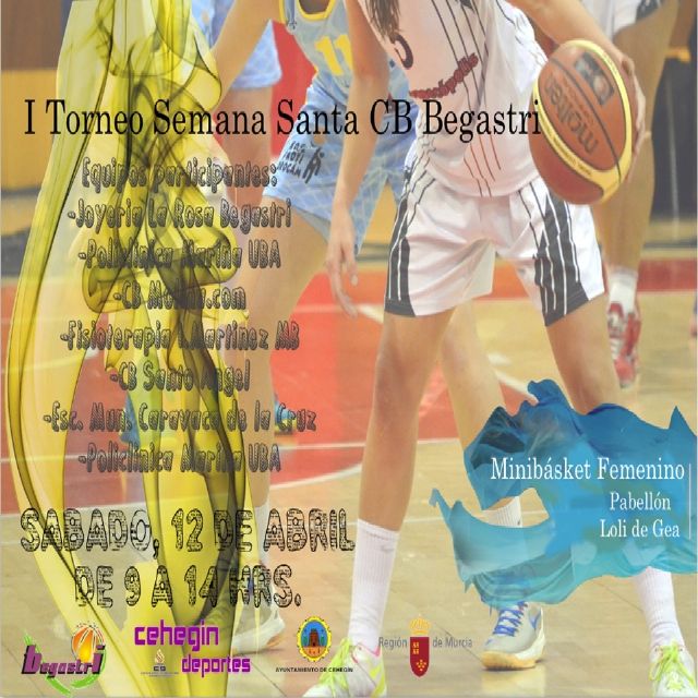 El I Torneo de Semana Santa de Minibásket femenino reunirá a seis clubes este sábado