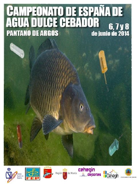 El embalse del Argos acoge en junio el V Campeonato de España de Agua Dulce Cebador