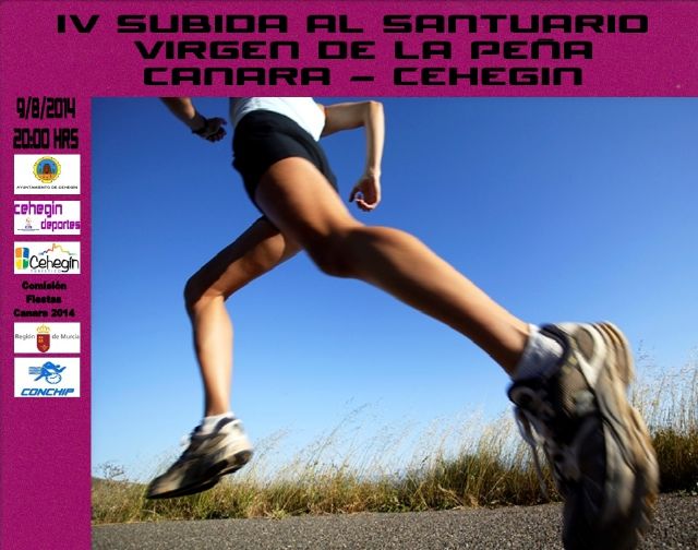 La IV Carrera Popular de Subida al Santuario de la Virgen de la Peña de Canara será el 9 de agosto