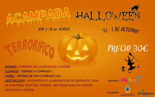 El Albergue de la Estación celebrará una Acampada de Halloween