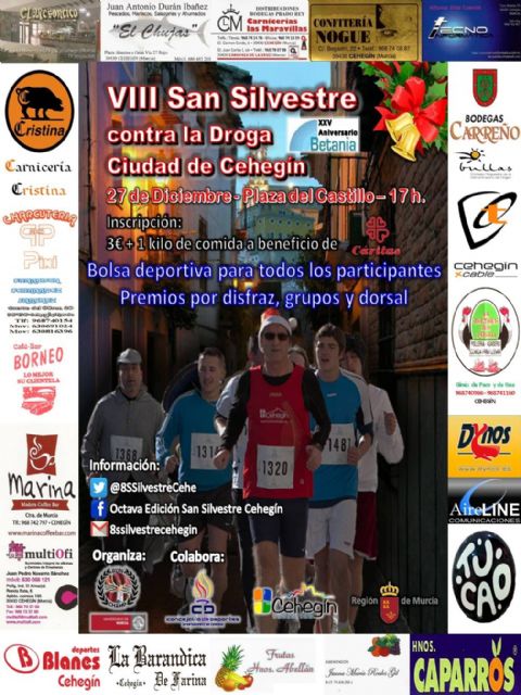 Los corredores de la VIII San Silvestre de Cehegín optarán a premios por los disfraces más originales