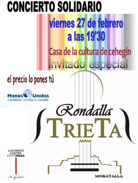 Manos Unidas cierra su campaña de lucha contra la pobreza con un concierto de la Rondalla Trieta