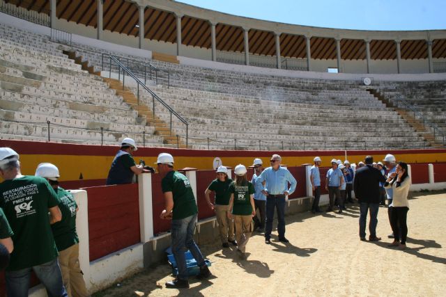 La segunda fase de la remodelación de la Plaza de Toros comienza con 21 trabajadores gracias al SEF