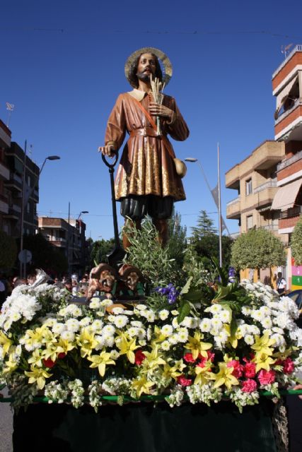 Los agricultores le piden a San Isidro lluvia y buenas cosechas en la huerta ceheginera