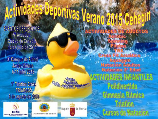 Deportes oferta una gran variedad de actividades para el verano 2015
