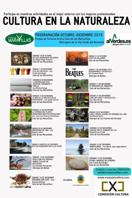 Naturaleza, cultura y diversión, en las actividades de invierno del Parque de Turismo Activo 'Coto de las Maravillas'