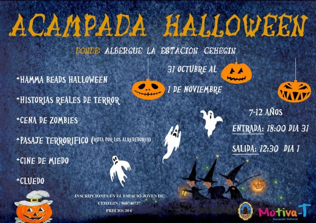 La Concejalía de Juventud organiza una Acampada sobre Halloween
