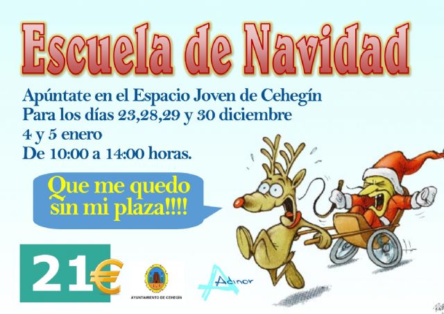 La Escuela de Navidad, para niños de 3 a 12 años, ya tiene abierto su plazo de inscripción