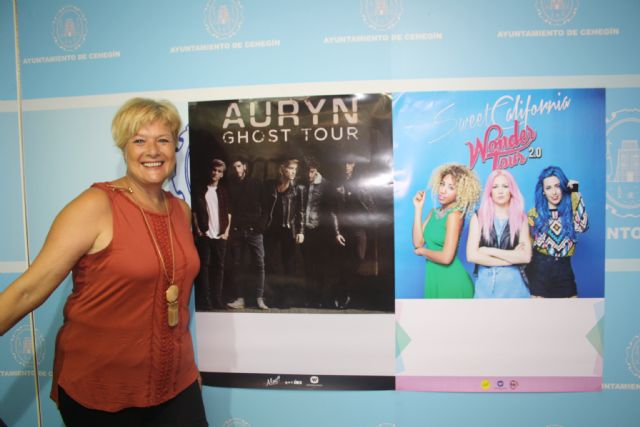 Los grupos Auryn y Sweet California actuarán el 11 de septiembre en la Plaza de Toros de Cehegín