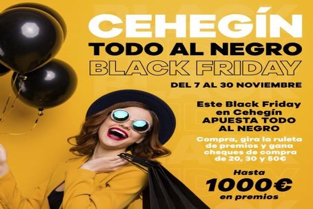 Campaña de dinamización 'Cehegín. todo al negro´ por el Black Friday