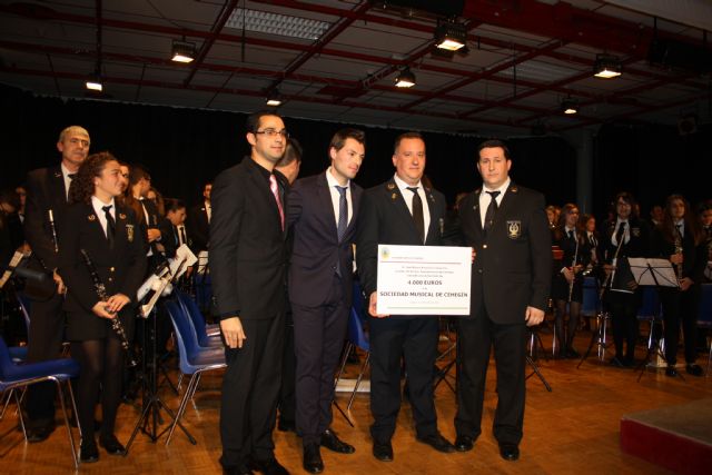 La Sociedad Musical de Cehegín y su Banda Juvenil conmemoran a Santa Cecilia con un gran concierto,  la celebración de sus premios y la presentación de un CD