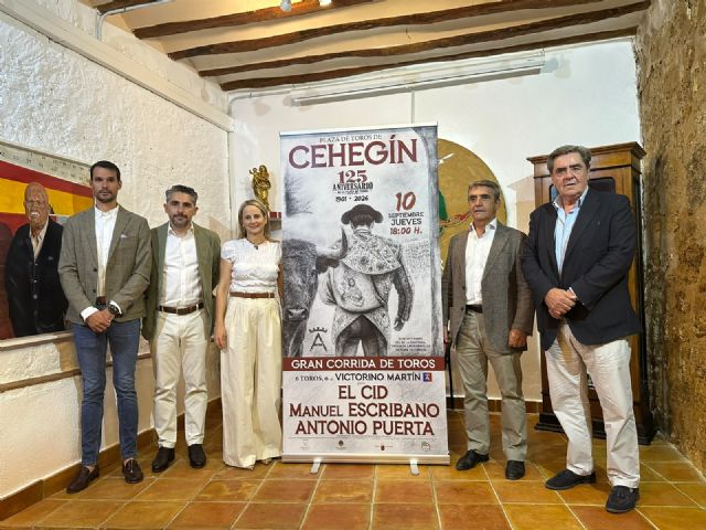 La ganadería de Victorino Martín lidiará por primera vez en la Plaza de Toros de Cehegín en la corrida conmemorativa de su 125 aniversario