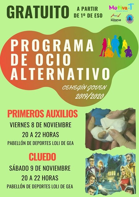 Juventud oferta para este fin de semana dos nuevos talleres en su Programa de Ocio Alternativo