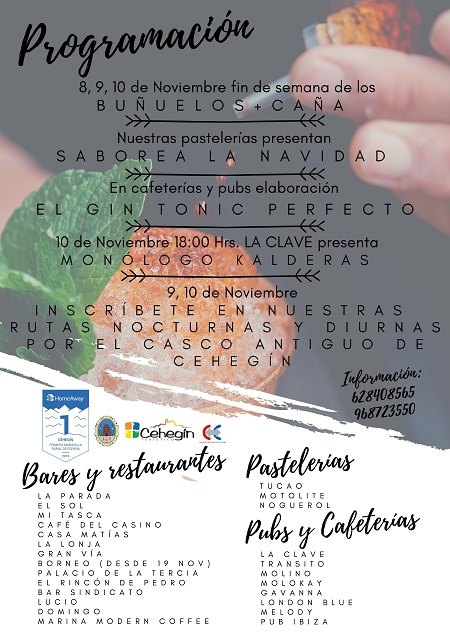 Cehegín sigue con el “Tardeo” este próximo fin de semana