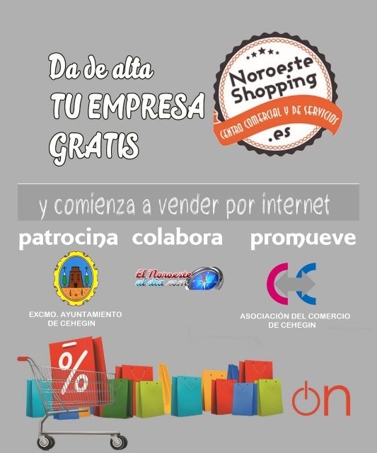 Las Concejalías de Comercio, Nuevas Tecnologías y Desarrollo Local patrocinarán  el proyecto 'Noroeste Shopping'