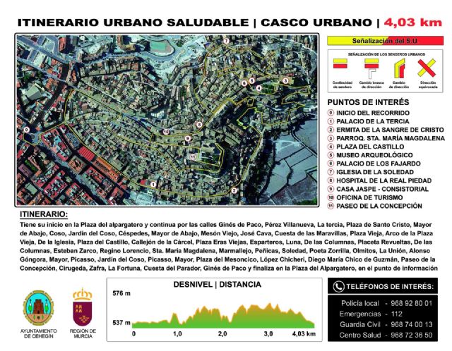 El Ayuntamiento apuesta por fortalecer los itinerarios saludables del municipio