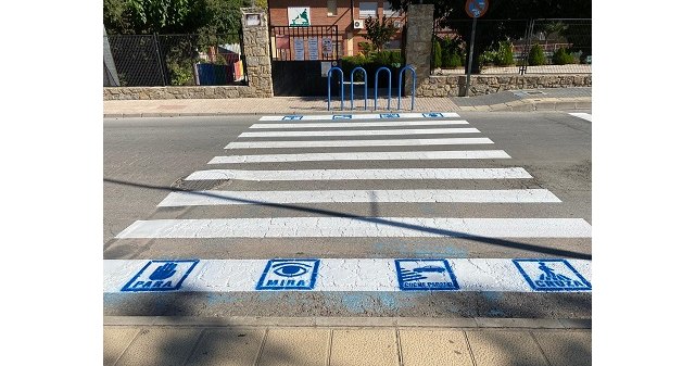 Cehegín adapta pasos de peatones para niños con trastorno del espectro autista