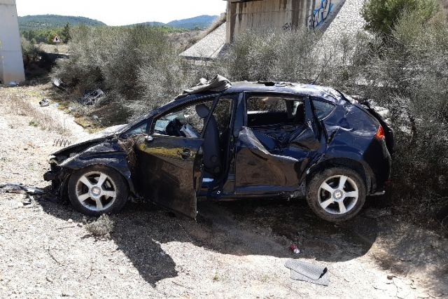 Tres heridos en un accidente de tráfico en Cehegín
