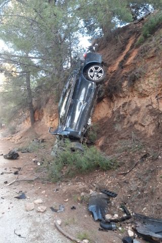 Dos heridos en un accidente de tráfico en Cehegín