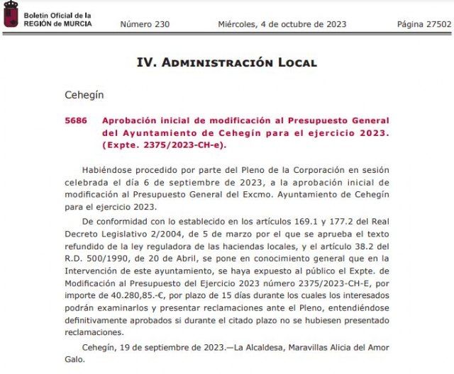Piden que se investigue una una posible irregularidad en la publicación de un acuerdo del pleno que no llegó a aprobarse