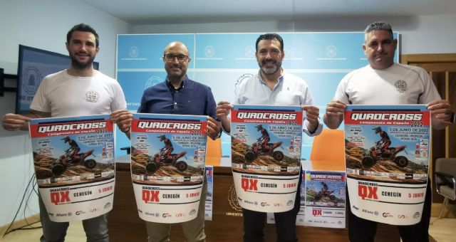 Cehegín acogerá el domingo, 5 de junio, el Campeonato Nacional de Quad Cross