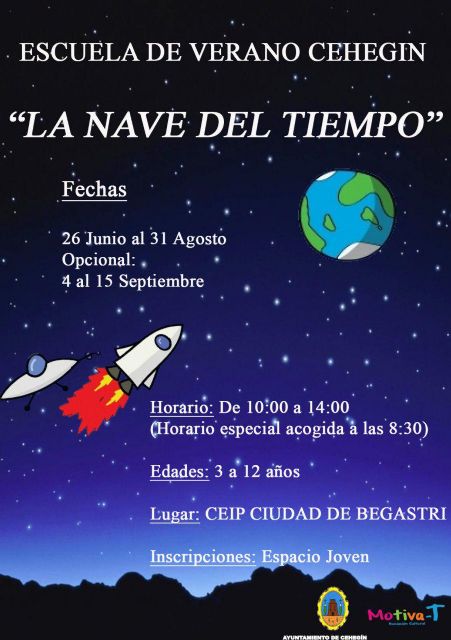 Abierto el plazo de inscripción de la escuela de verano 2017