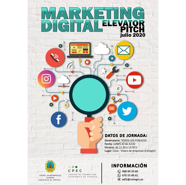 El Ayuntamiento ofrece una Jornada formativa sobre Marketing Digital