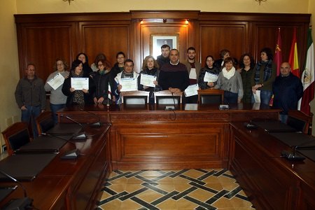 Entregados los diplomas del curso de 'Atención sociosanitaria a personas dependientes en instituciones sociales'