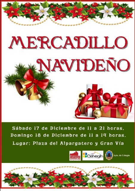 Mañana comienzan las actividades de Navidad organizadas por el Ayuntamiento de Cehegín