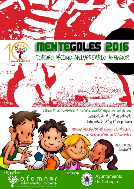 AFEMNOR celebra, este sábado 19 de noviembre,  un partido solidario para niños de primaria con motivo de su décimo aniversario