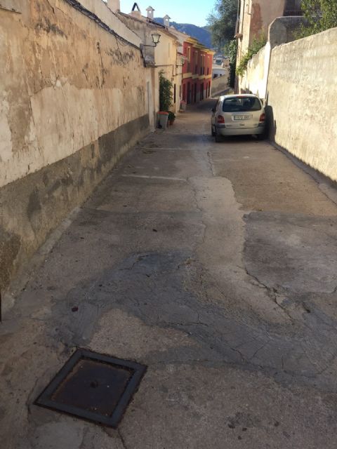 Obras y Servicios renovará la pavimentación y las redes de agua y saneamiento de las calles Soledad, de Canara, y Argos así como la primera fase  del alumbrado público de la pedanía del Cabezo
