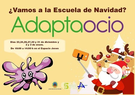 El Ayuntamiento realiza una nueva Escuela Adaptaocio de Navidad para personas con discapacidad 2019