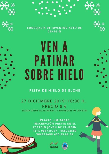 Viaje a patinar sobre hielo en Elche