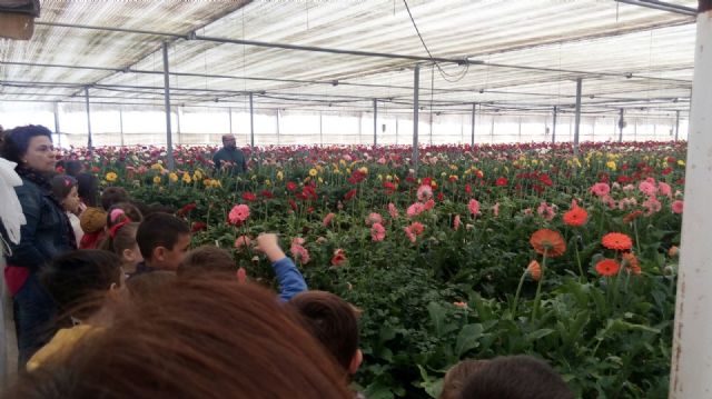 La primera actividad del proyecto 'Cehegín y su entorno' acerca la agricultura a los alumnos de 1° de Primaria del municipio
