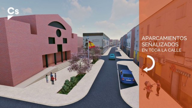 Ciudadanos se compromete a la reforma integral de la calle Begastri en la próxima legislatura