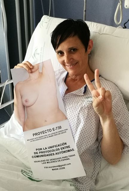 La Concejalía de Sanidad, Mujer e Igualdad del Ayuntamiento de Cehegín se suma al proyecto de Mara León -730- para reivindicar la reconstrucciónmamaria