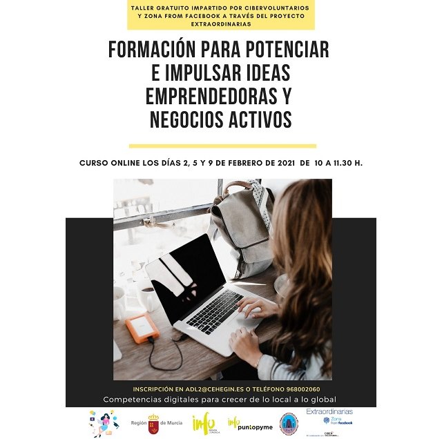 Taller gratuito online para mujeres emprendedoras y empresarias