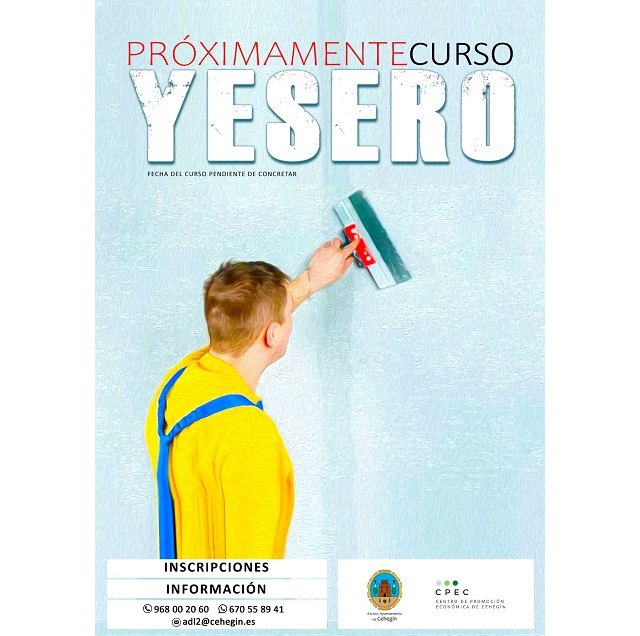 La concejalía de Empleo impartirá próximamente un curso de Yesero