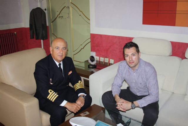 El Alcalde de Cehegín recibe la visita institucional del Delegado de Defensa en la Región de Murcia