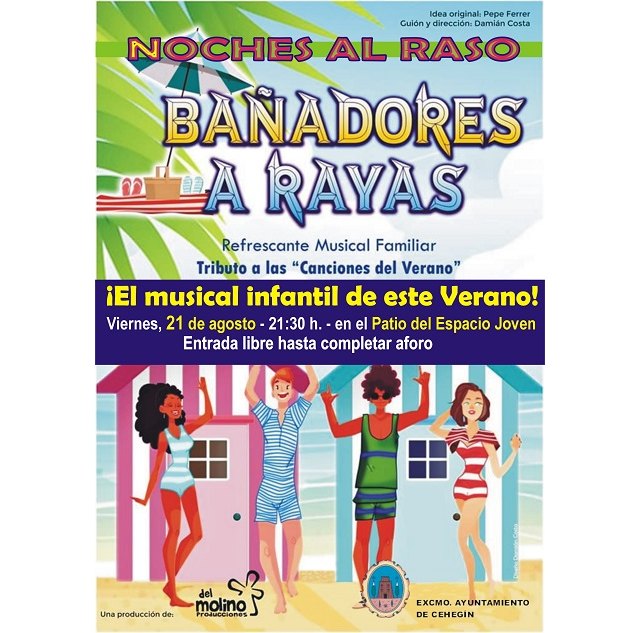 La noche ceheginera se ameniza mañana con la mejor música del verano