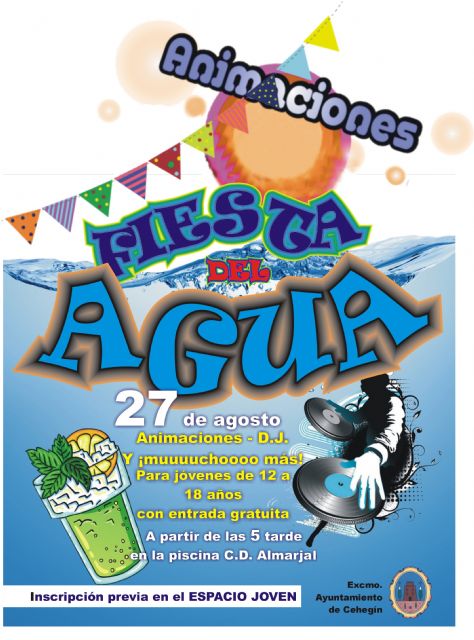 El sábado, 27 de agosto, se celebrará  la Fiesta del Agua dentro de las actividades de Ocio Alternativo