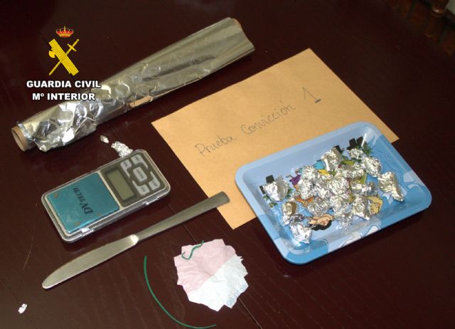 La Guardia Civil desmantela Cehegín un grupo delictivo que dirigía dos puntos de venta de drogas 'al menudeo'