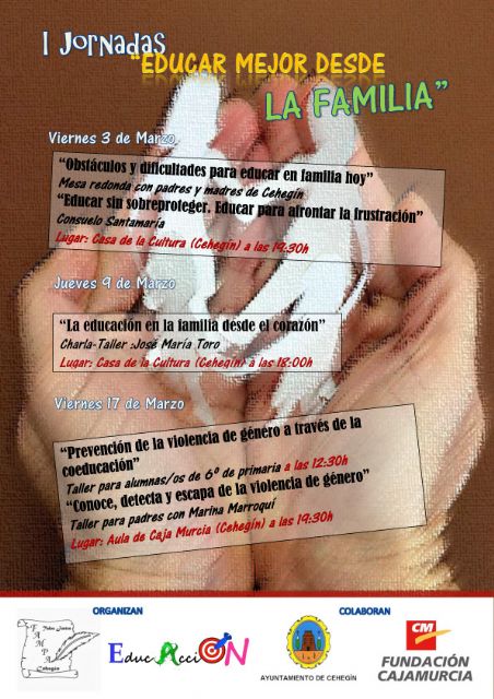 Presentadas las I Jornadas  'Educar mejor desde la familia'
